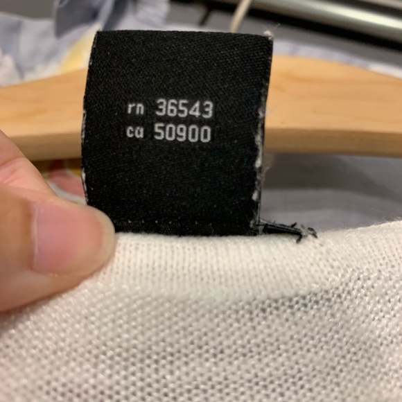 Calvin Klein Jeans White Marbled Knit Sweater L - Picture 5 of 15